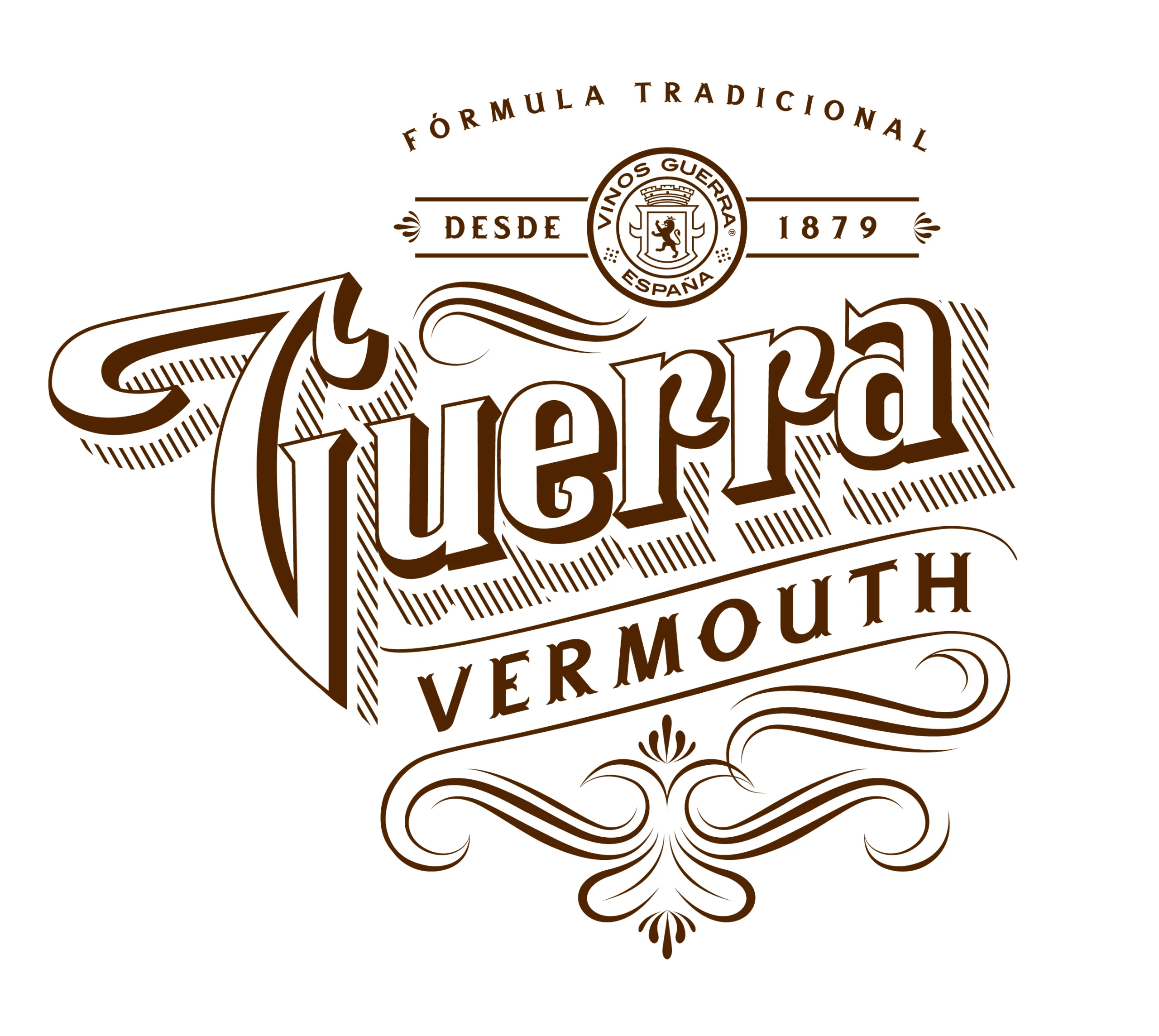etiqueta de guerra vermouth