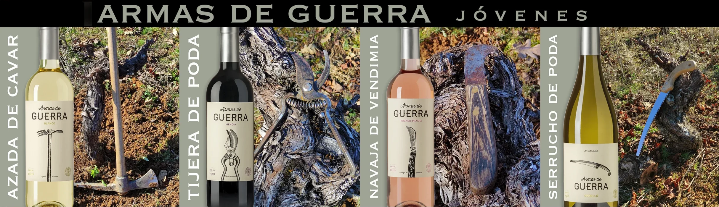 recopilatorio de vinos jóvenes de armas guerra